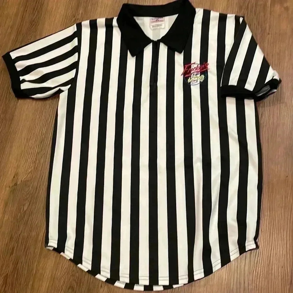 Teamwork Fricker’s Referee Quarter Zip Jersey Men’s XL Costume Athletic